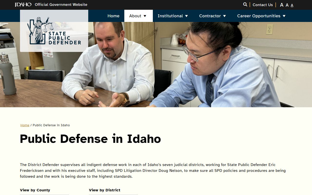 Idaho State Public Defender offices for Ada County