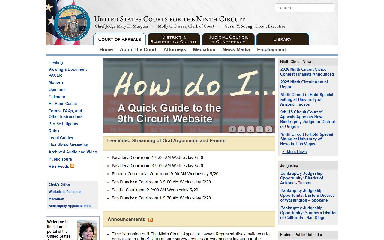 Ninth Circuit Court of Appeals federal review for Ada County