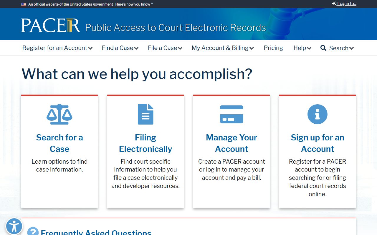 PACER federal case access tied to Ada County traffic court records